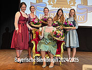 Linnea Klee aus Jetzendorf ist "Bayerischen Bierkönigin 2024/2025" - Wahl und Krönung am 16.05.2024 im Löwenbräukeller (©Foto:Martin Schmitz)